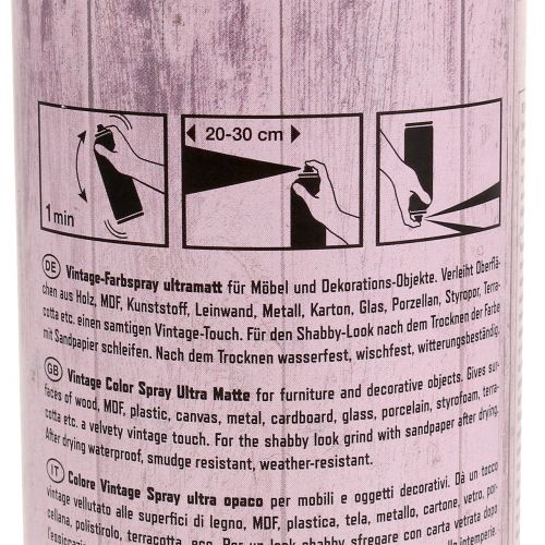 Floristik24 Farbspray Vintage Hellrosa 400ml