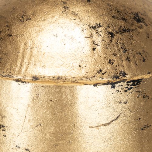 Floristik24 Vintage Glocke Gold mit schwarzem Samtband H15cm