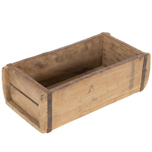 Holzkiste Ziegelform Braun 30cm Pflanzkasten Vintage-Look online kaufen | Floristik24.ch