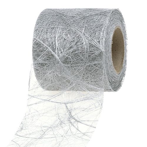Vlies 8cm 25m Silber