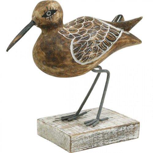 Artikel Vogel-Skulptur aus Holz, Baddeko, Wasservogel H22cm