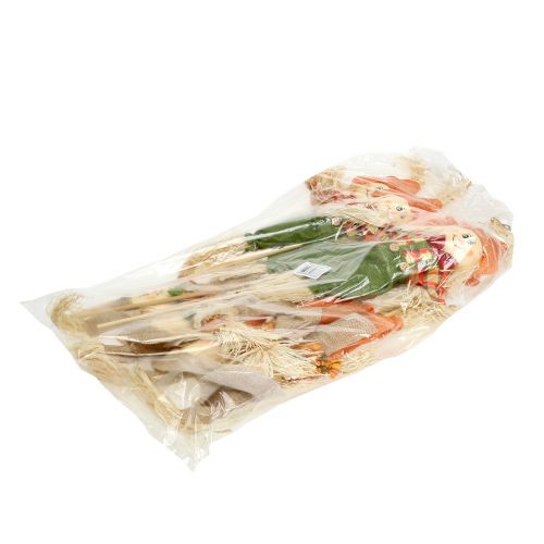 Floristik24 Deko Vogelscheuchen am Stab 38cm 8St