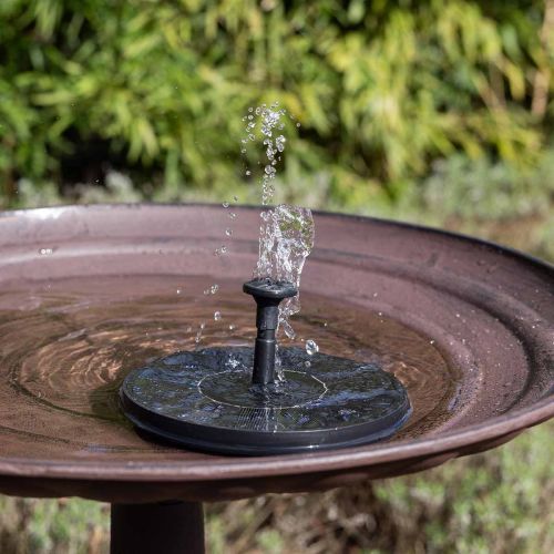 Solarfontäne für Vogeltränke, 13 cm, mit 4 Sprühaufsätzen | Floristik24.ch