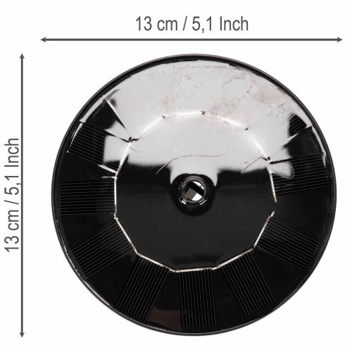 Solarfontäne für Vogeltränke, 13 cm, mit 4 Sprühaufsätzen | Floristik24.ch