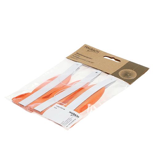 Floristik24 Wabenpapier Blume Orange Ø20cm 3St