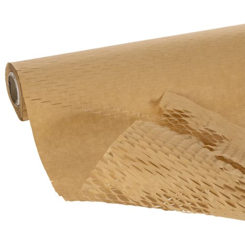Wabenpapier Rolle braun 5m x
