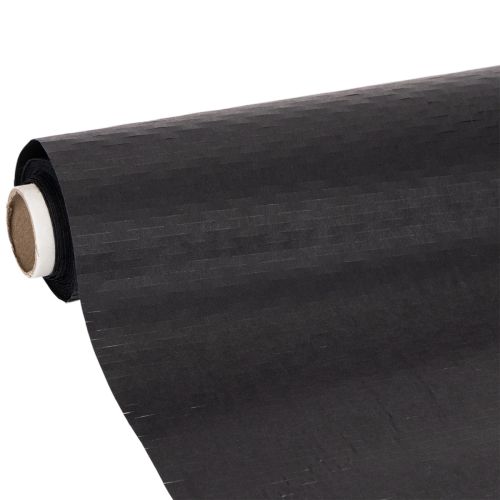 Schwarze Wabenpapier Rolle 50 cm x 5 m für Basteln und Verpacken