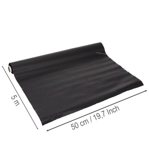 Schwarze Wabenpapier Rolle 50 cm x 5 m für Basteln und Verpacken | Floristik24.ch