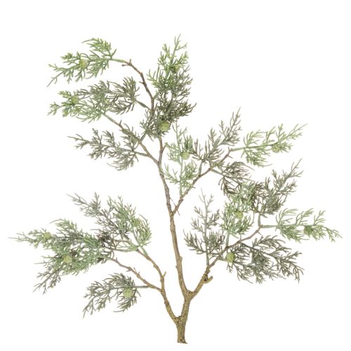 Kunstzweig Wacholder 86cm Grün aus Kunststoff für Vasen und Dekoration
