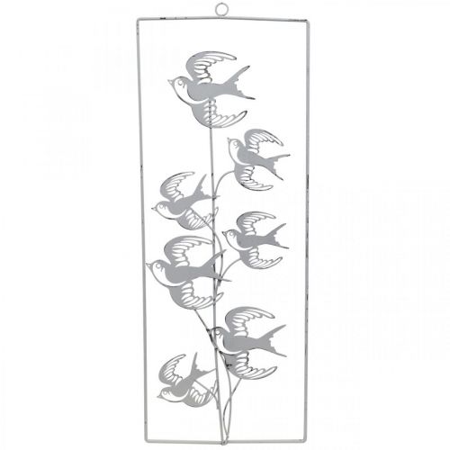 Metallgefäß zum Bepflanzen, Pflanzwanne mit Henkeln,  Blumenschale Silbern, Edelrost L45cm H17,5cm-02860