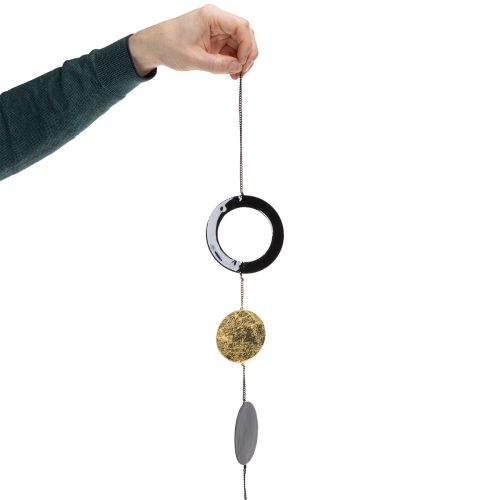 Artikel Wanddeko Ringe und Scheiben perfekt für Wohnzimmer Dekoration und Weihnachten 125cm