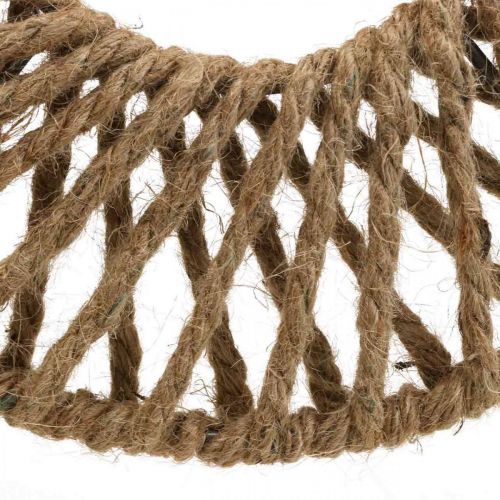 Artikel Boho Dekoring Jute Wanddeko Ø28cm Handmade