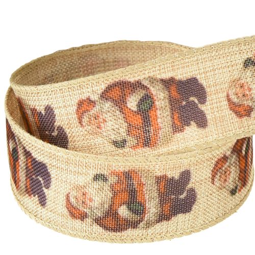 Artikel Weihnachtsband rustikal Band Weihnachtsmann 25mm 15m