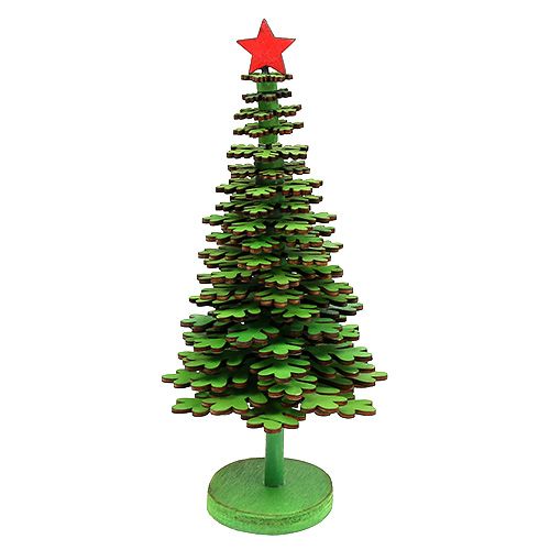 Floristik24 Weihnachtsbaum Schneeflocken grün 25cm