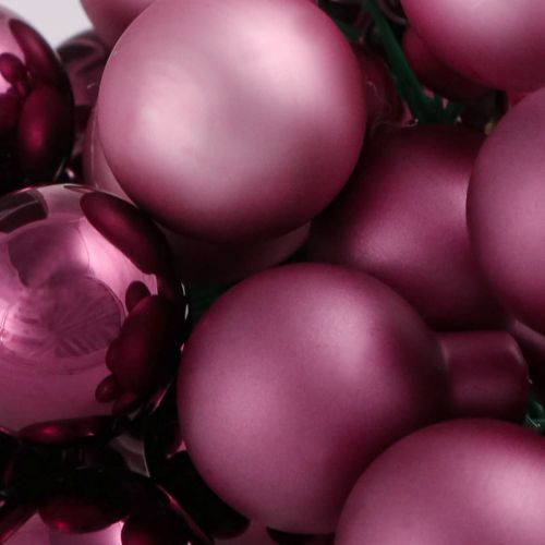 Floristik24 Weihnachtsdeko Spiegelbeeren Rosa Berry Ø25mm 140 St