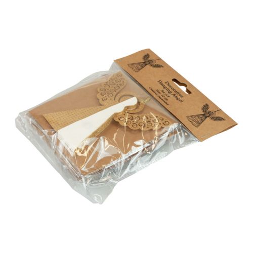 Artikel Papierengel Weihnachtsengel Deko Papier Weiß H12cm 4 St