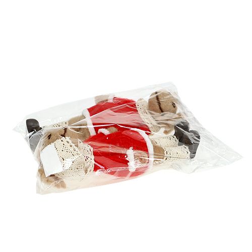 Floristik24 Weihnachtsfigur Elch 22cm aus Filz 2St