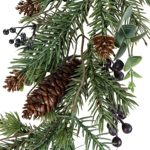 Floristik24 Weihnachtsgirlande Lila Beeren Girlande künstlich 180cm