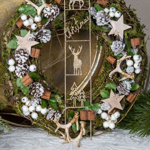 Floristik24 Weihnachtsanhänger Deko Geweih Christbaumschmuck 7cm 8 St