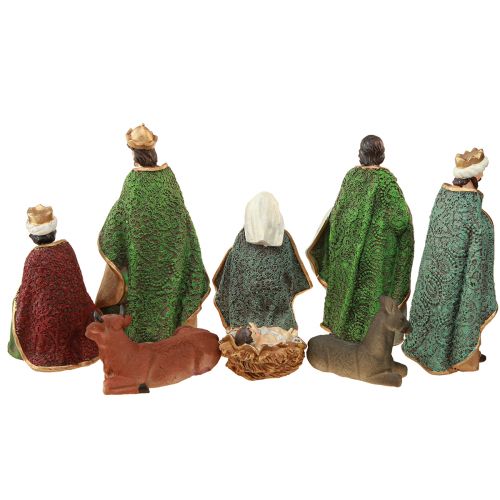 Floristik24 Weihnachtskrippe Figuren Set Handbemalt Polyresin 8-20cm 8 St