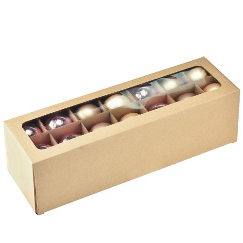 Artikel Weihnachtskugel-Trio Gold & Rosé – edles 3er-Set mit Glanz und Stil 5cm 24St