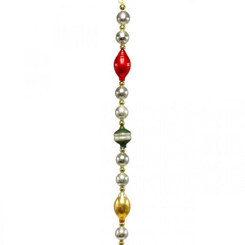 Floristik24 Weihnachtskugel Girlande Deko Weihnachten Glas 1,8m