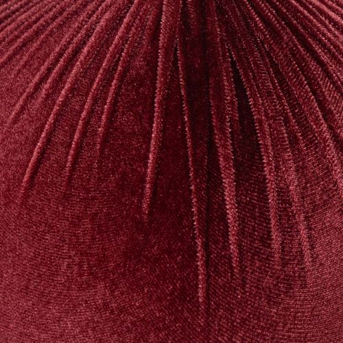 Weihnachtskugeln Rot Samt 25cm