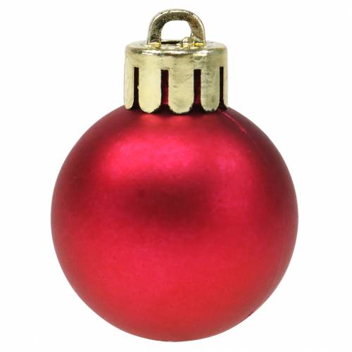 Artikel Christbaumschmuck Weihnachtskugel Rot 3cm 14 St