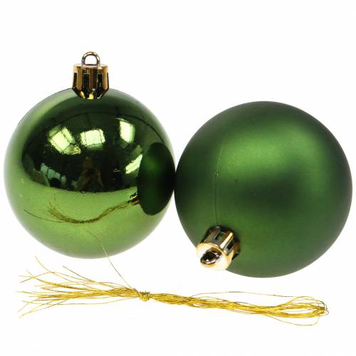 Christbaumschmuck Weihnachtskugel Grün Ø6cm 12 St