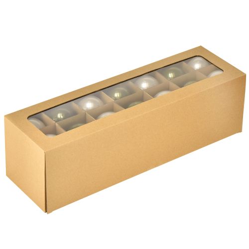 Artikel Weihnachtskugeln Glas Kugel Grün Silbergrau Ø60mm 24 St