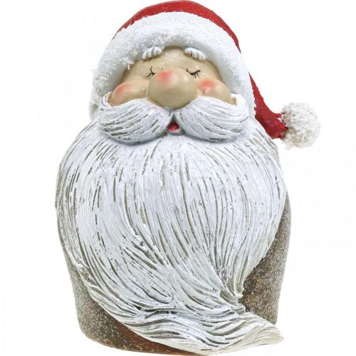 Artikel Weihnachtsmann Figur Santa Claus Rot, Weiß Polyresin 15cm