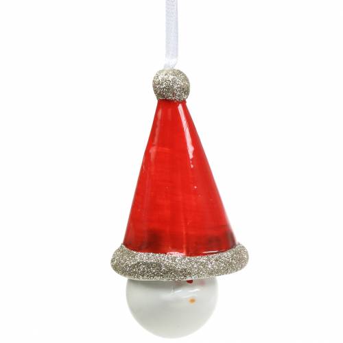 Weihnachtsdeko Dekohänger Wichtel Glocke 10cm 4St