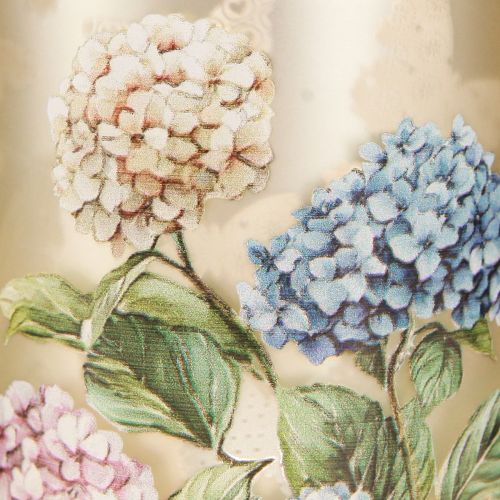 Artikel Deko Windlicht Glasmotiv Blütendesign für stilvolle Wohnakzente 8cm 4St.