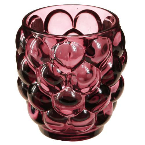 Artikel Windlicht Berry Glas Deko Teelichthalter Ø9cm H9,5cm 4St