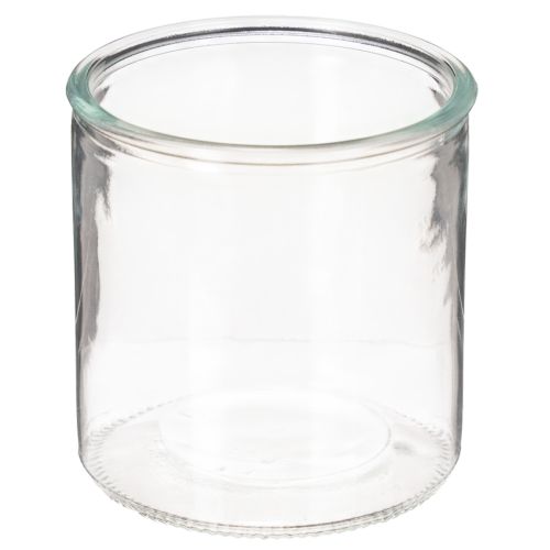 Glaszylinder Vase transparent 10cm 3er-Set für Innenbereiche