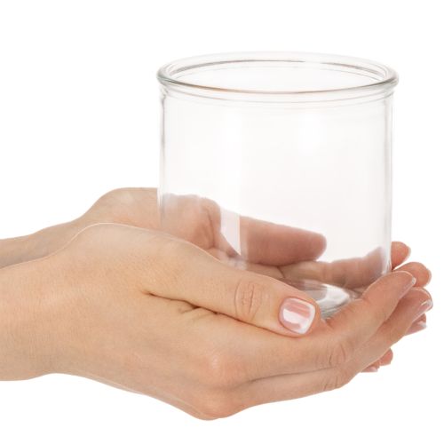 Glaszylinder Vase transparent 10cm 3er-Set für Innenbereiche | Floristik24.ch