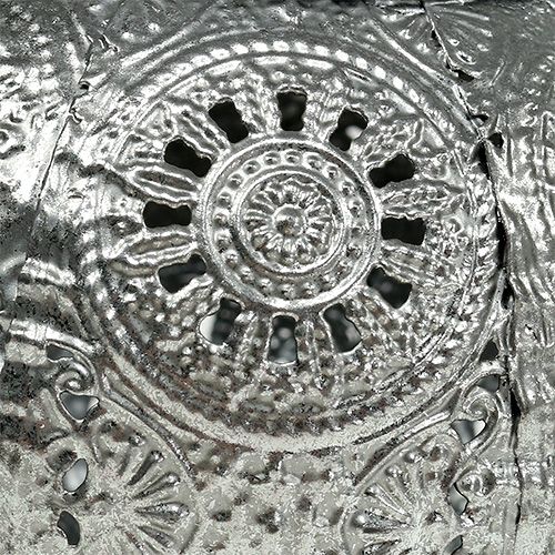 Floristik24 Windlicht Silber orientalisch Ø12cm H9cm