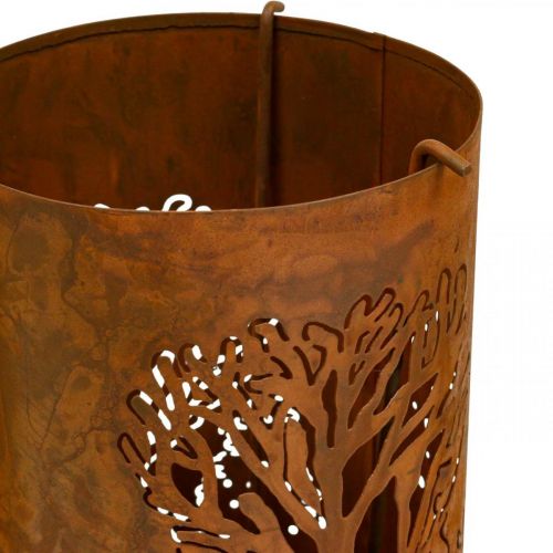 Floristik24 Kerzenständer Rost Optik Deko Hirsch 30/38,5/45cm 3er-Set