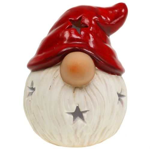 Windlicht Weihnachtsmann Ø15cm H19cm