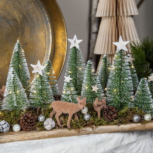 Floristik24 Winterwald Deko Winterdeko Tischdeko Weihnachten 46×15cm