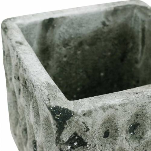 Floristik24 Pflanztopf, Keramik-Gefäß, Tischdeko Antik Optik H8cm 4St