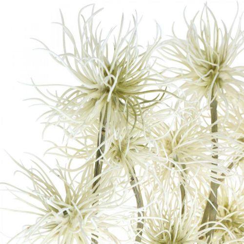 Artikel Xanthium Kunstblume Creme Herbstdeko 6 Blüten 80cm 3St