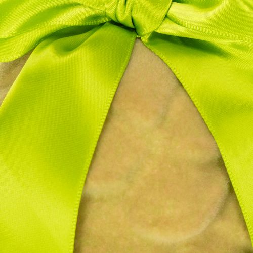Künstliche Zapfen-Anhänger mit Geschenkband und Schleife 23cm Grün 3er Set | Floristik24.ch