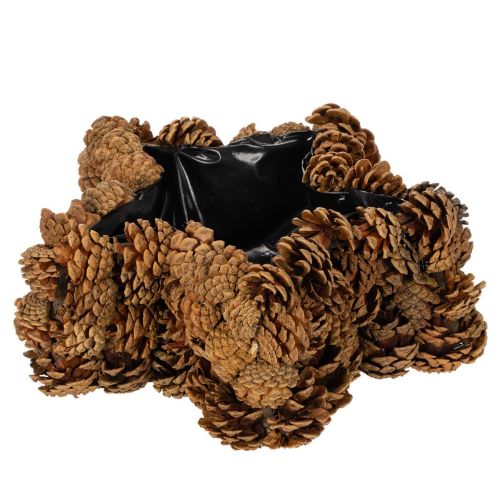 Tannenzapfen-Pflanztopf Stern 30 cm naturbraun für saisonale Dekoration online kaufen | Floristik24.ch