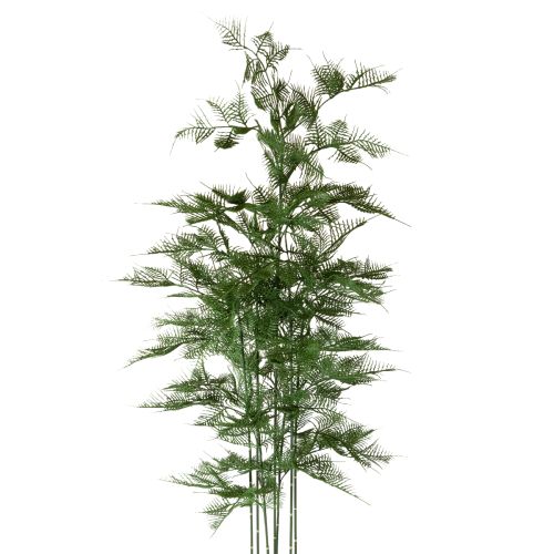 Künstlicher Bambusbaum Grün 132 cm mit Schwarzem Topf | Floristik24.ch