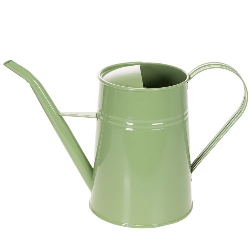 Zimmergiesskanne Metall Mintgrün 1,7L H23cm Dekovase Retro | Floristik24.ch