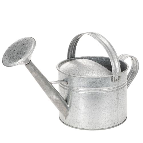 Zink-Giesskanne 27cm Vintage-Look - Metall Pflanzgefäss für Garten & Terrasse