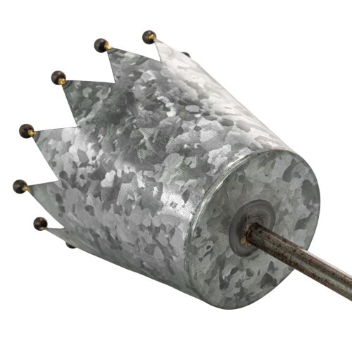 Dekokrone aus Metall in Antik-Optik, 95cm, für Blumenbeet und Pflanztopf | Floristik24.ch