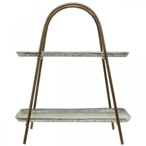 Artikel Etagere Vintage Deko Tablett Tischregal Metall H47cm