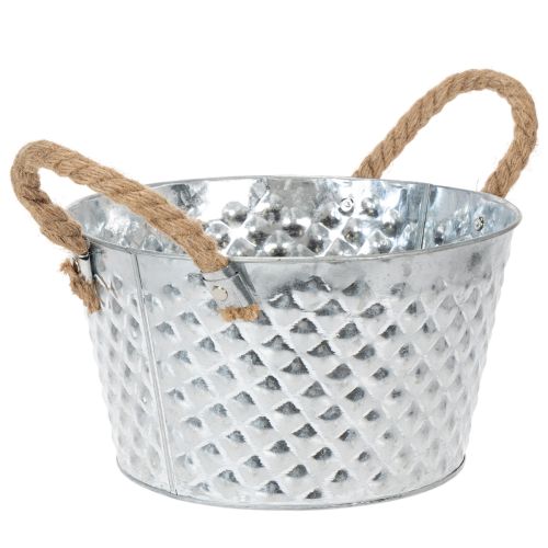 Zinkschale Rund Ø25cm H14cm